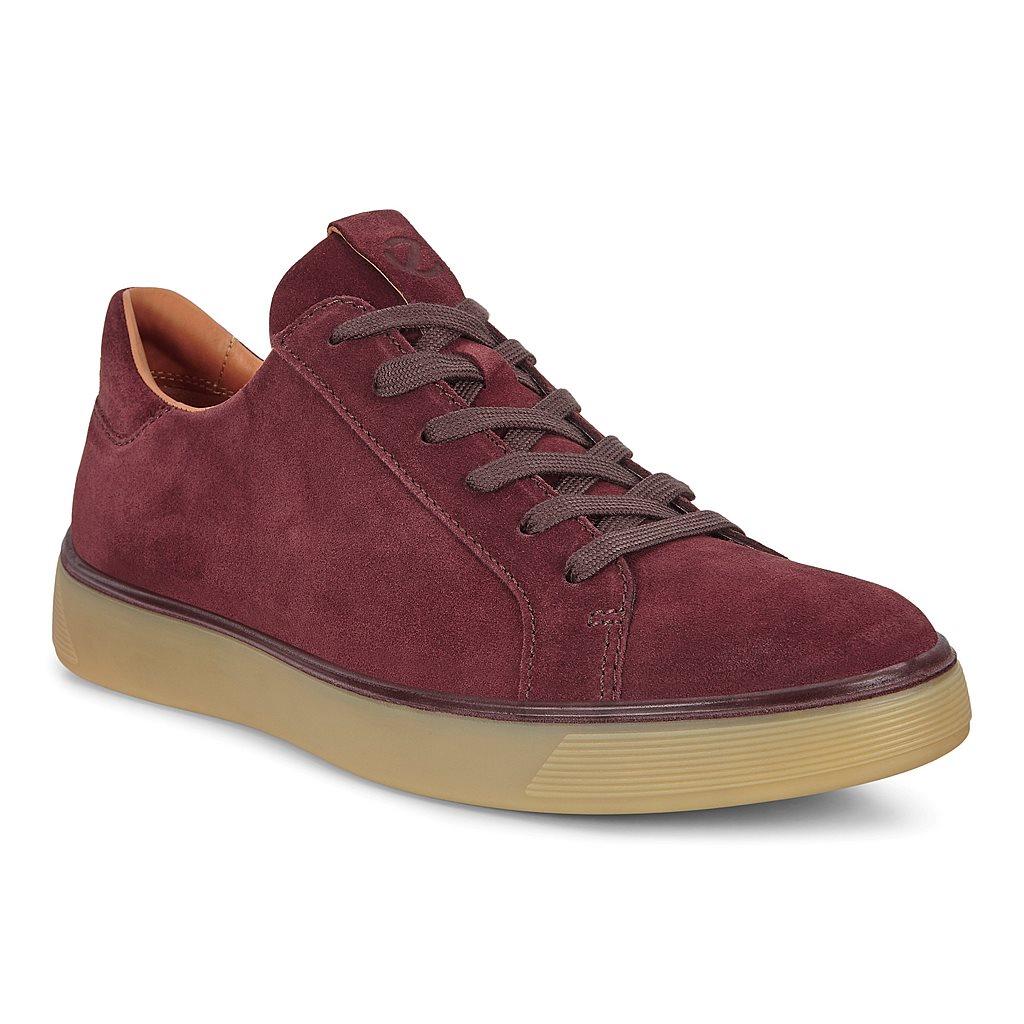 Ecco Street Tray Mens Casual Shoes Red Sale - India USG-968317